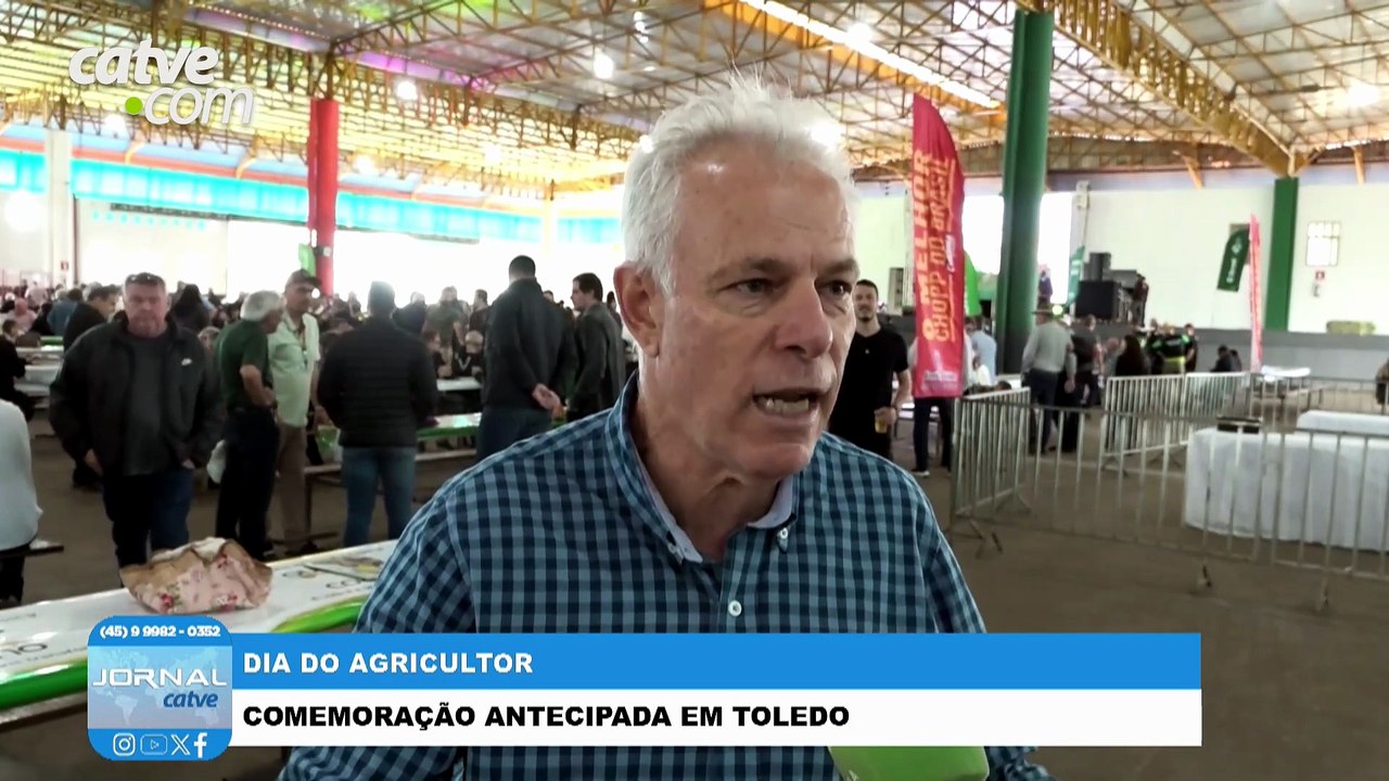 Terça-feira (28) é Dia do Agricultor e Toledo realiza comemoração antecipada