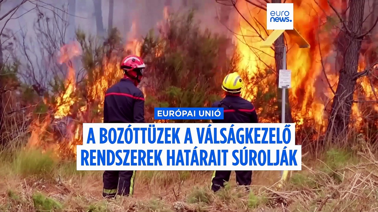 „Túlterhelt” a rendszer: az EU szerint az erdőtüzek az oltási kapacitás határát súrolják