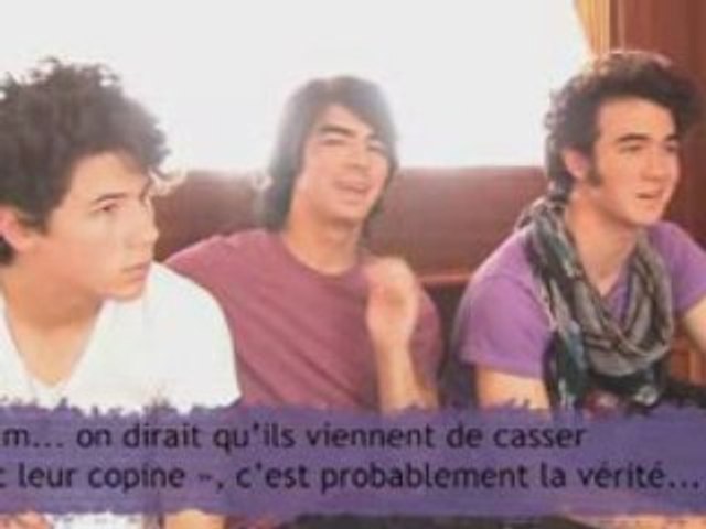 Les Jonas Brothers : Trois frères à croquer!