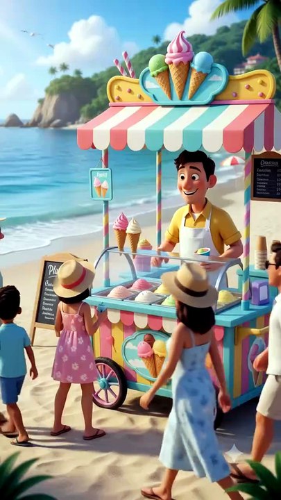 ✨«Sweetness That Takes Flight»🍦🏖️✨