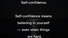 The Self-Confidence Speech Everyone Needs to Hear | Believe in Yourself