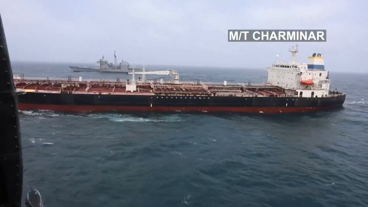 US forces disable M/T Lavine as Iran blockade continues