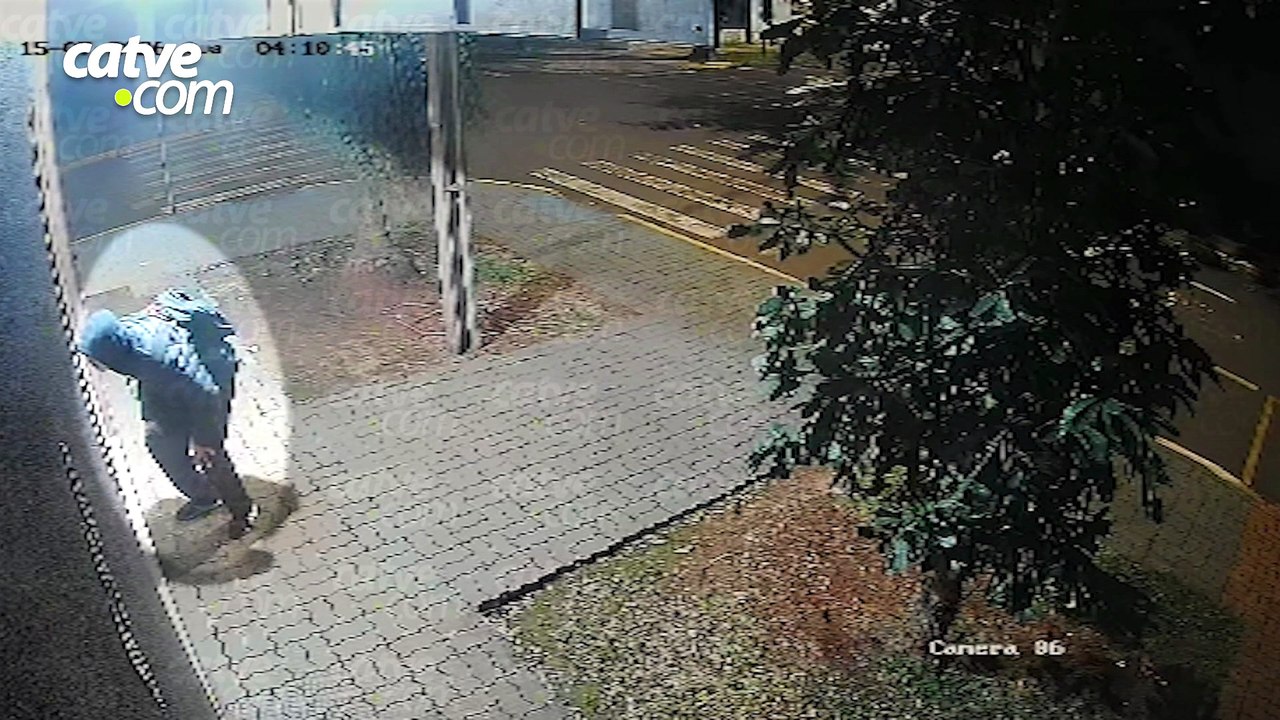 Polícia Civil divulga imagens e procura suspeito de furtos em Toledo