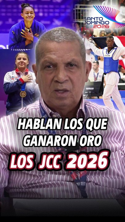 Los mensajes de los campeones dominicanos: las lecciones de los tres medallistas de oro en los JCC 2026