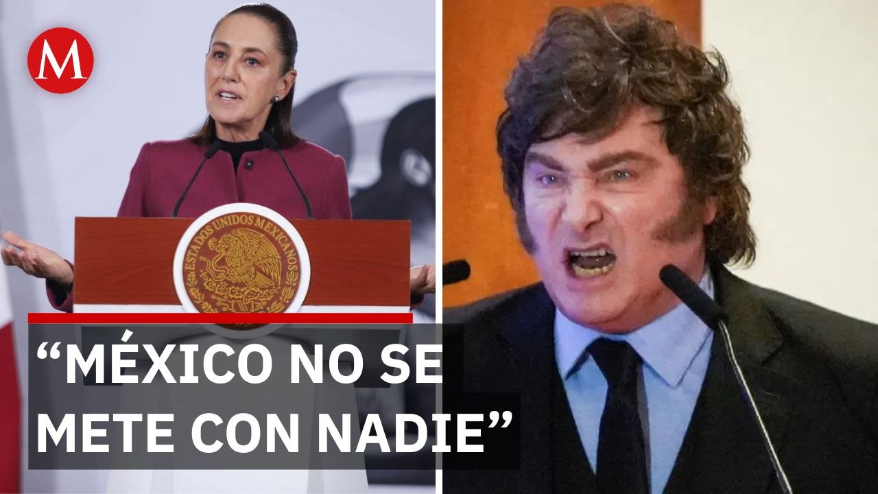 Sheinbaum le frena el carro a Milei sobre la 'Argentinofobia'