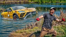 ¡Encontré un Lamborghini URUS bajo el agua mientras hacía pesca magnética!