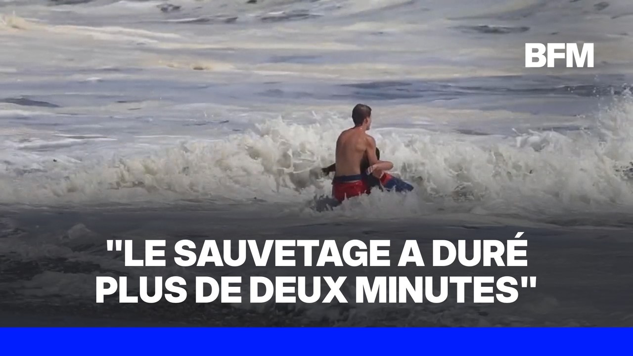 Les images d’un impressionnant sauvetage au large de Santa Cruz en Californie