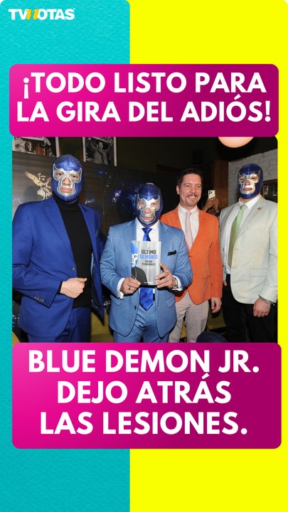 Blue Demon Jr. se declara listo para su gira del adiós 'Last Tour'
