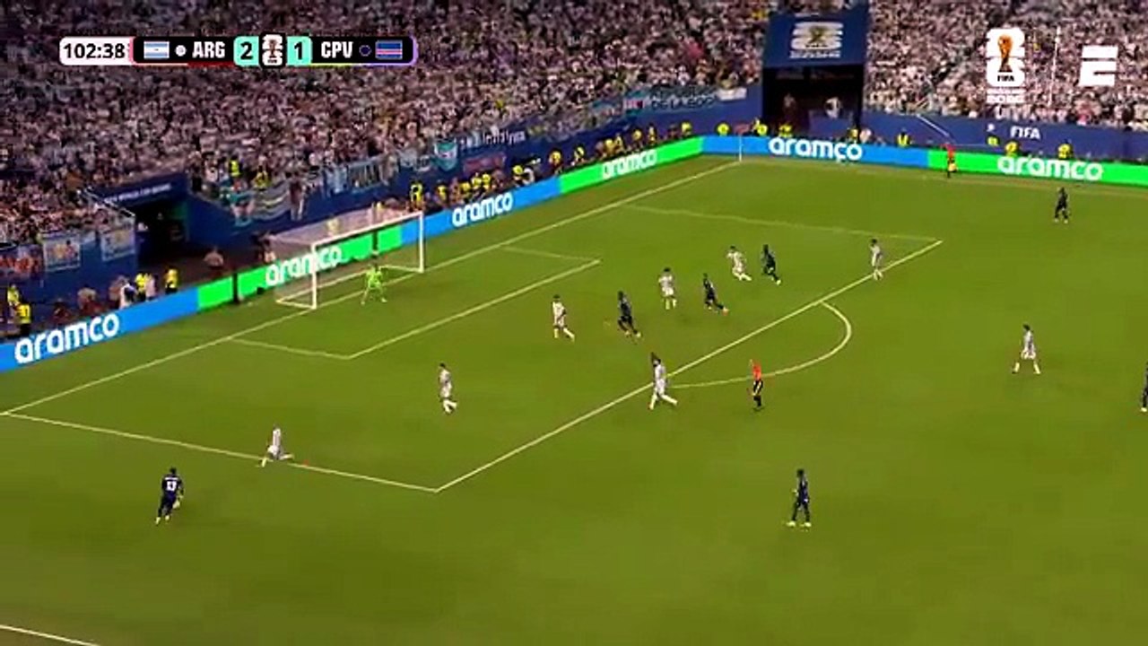El gol de Sidny Lopes Cabral en el partido entre Argentina - Cabo Verde fue elegido el MEJOR GOL de la Copa del Mundo