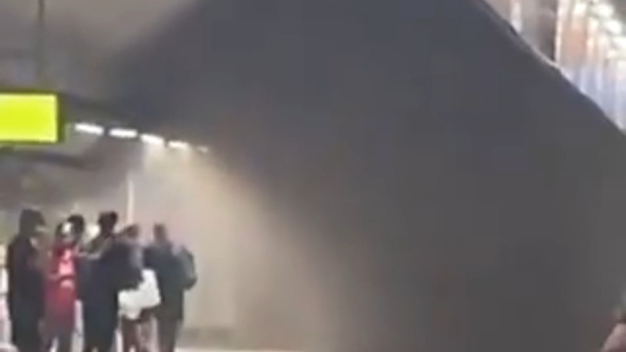 Incendie dans le métro de Barcelone sur la L1 Station de métro El Clot