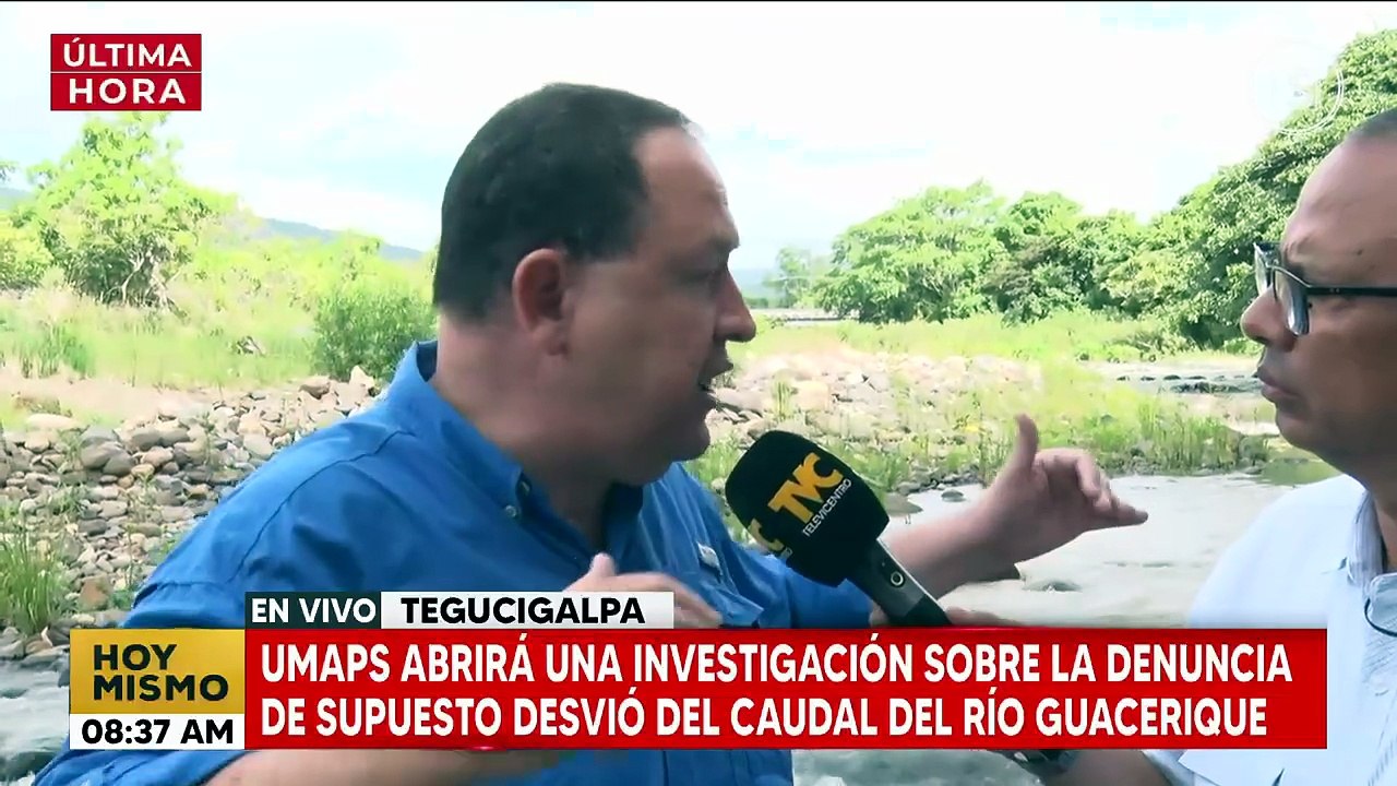 UMAPS abrirá una investigación sobre la denuncia de supuesto desvío del caudal del río Guacerique.