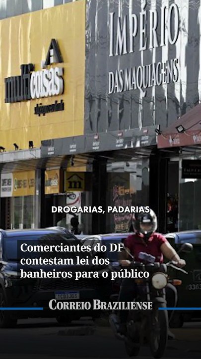 Comerciantes do DF contestam lei dos banheiros para o público