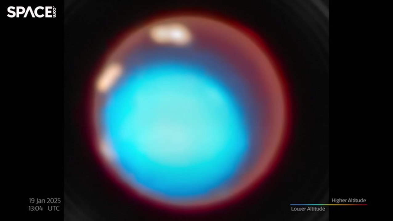 Watch Uranus spin in James Webb Space Telescope time-lapse