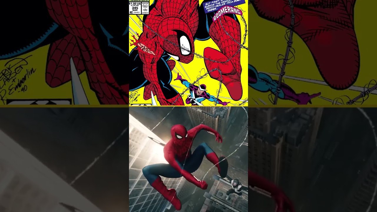 Quand les planches des comics prennent vie sous nos yeux 😍 Spider-Man : Brand New Day, le 29