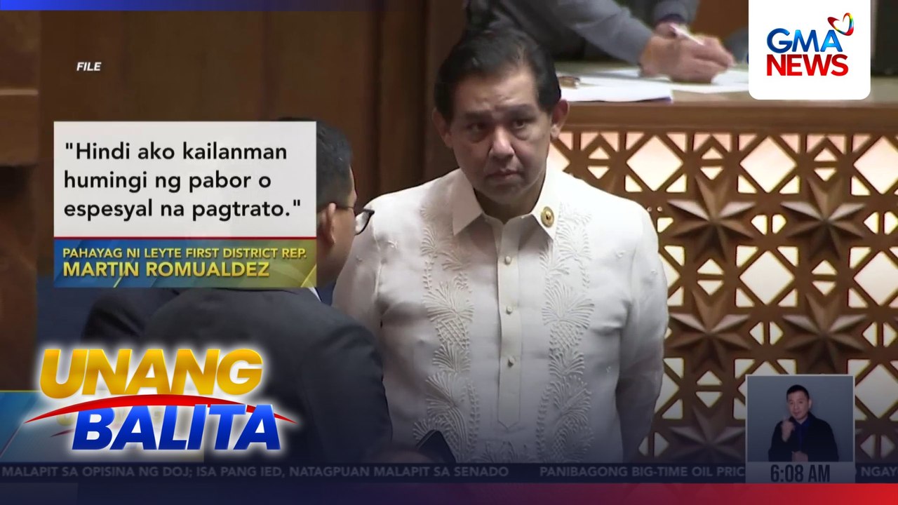 Leyte First Dist. Rep. Romualdez, iginagalang daw ang mga pahayag ni PBBM kaugnay sa pagsusulong ng Ombudsman ng kaso laban sa kaniya | Unang Balita