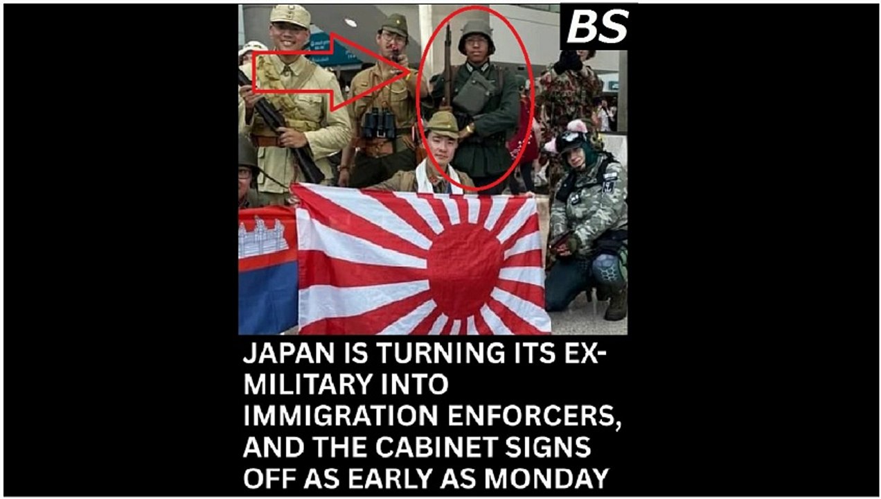 WW2 Soldiers Enforcing Immigration Laws in Japan MYTH !!!