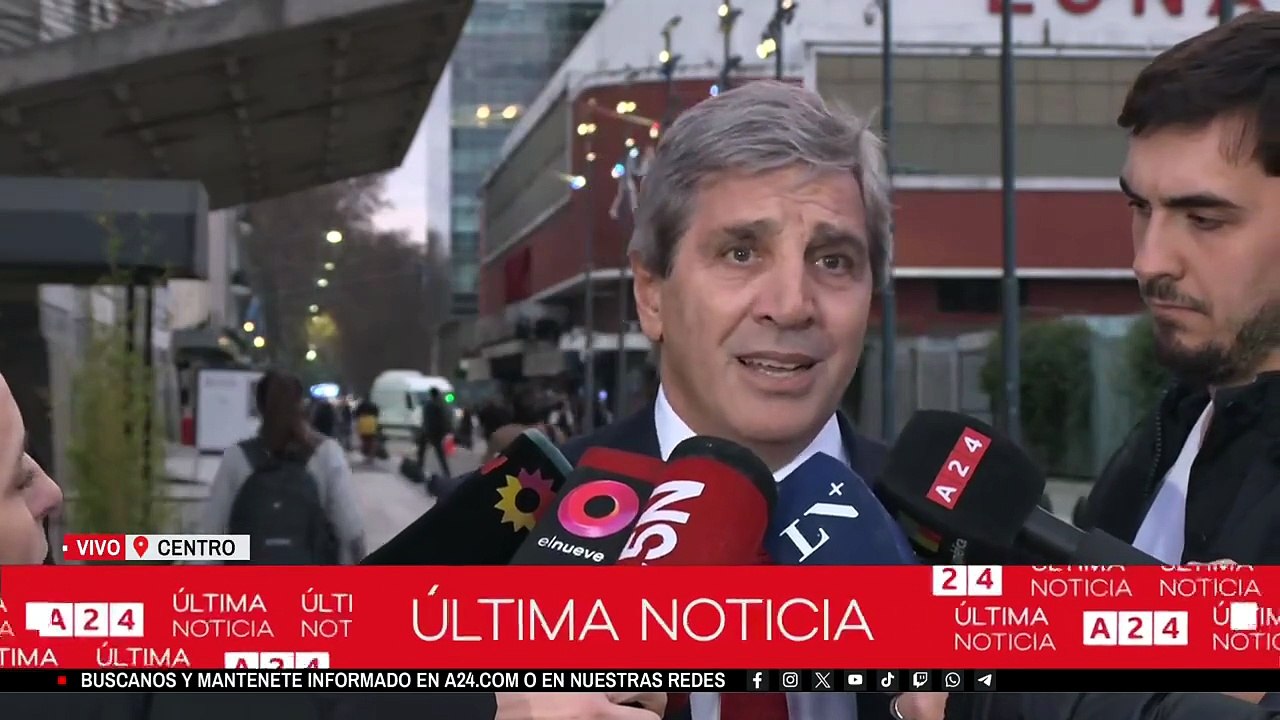 Luis Caputo sobre la visita de Kristalina Georgieva