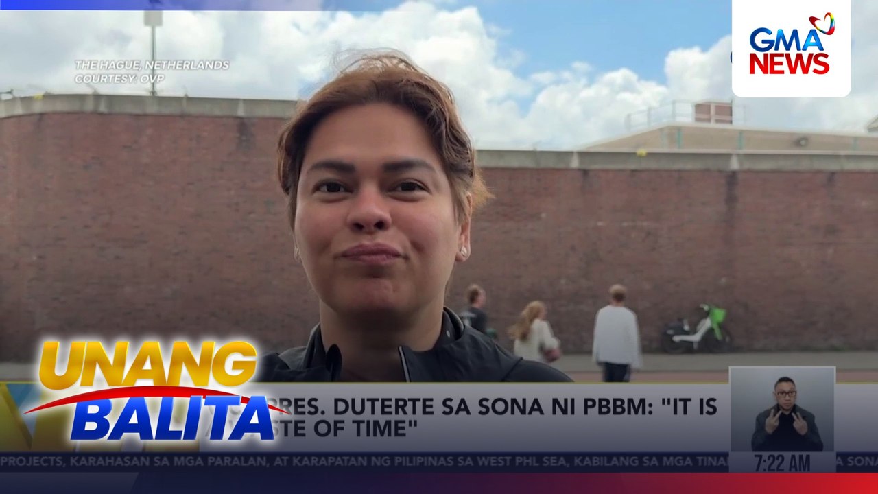 VP Duterte sa SONA ni PBBM -"It is a waste of time" | Unang Balita