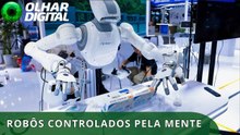 Nova tecnologia permite comandar robôs com o pensamento
