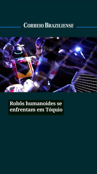 Robôs humanoides se enfrentam em Tóquio