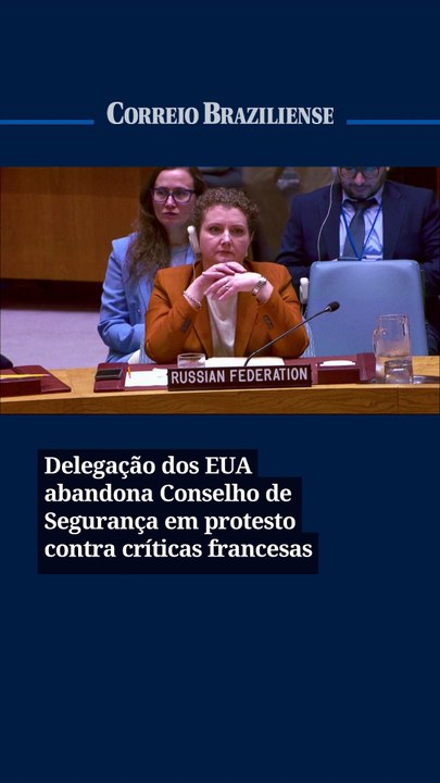 Delegação dos EUA abandona Conselho de Segurança em protesto contra críticas francesas