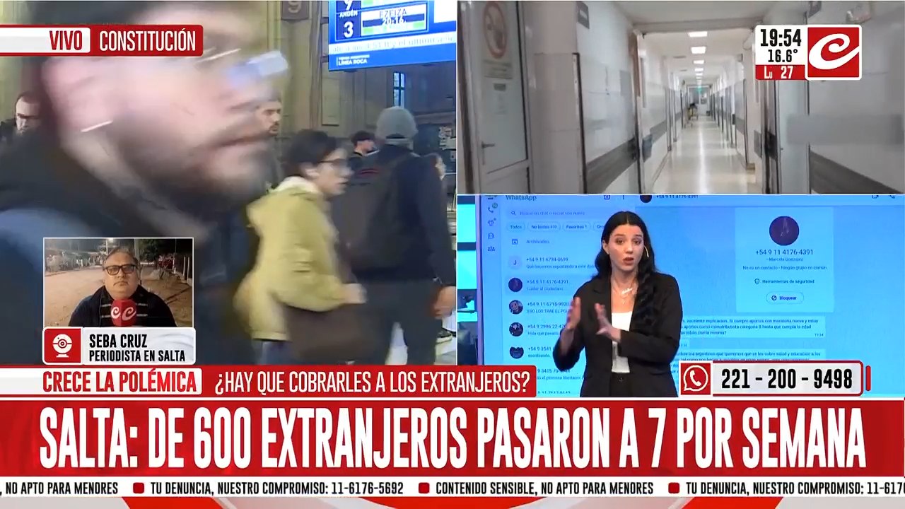 Salta: de 600 extranjeros pasaron a 7 por semana