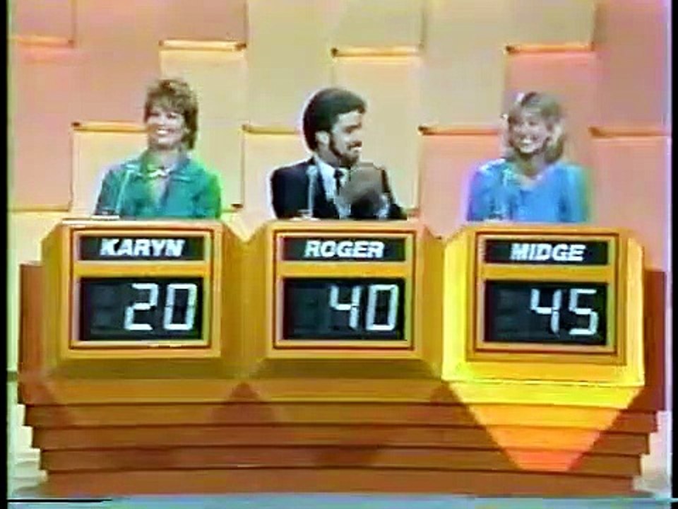 Sale Of The Century Karyn Roger Midge NBC Original Broadcast 8-8-85