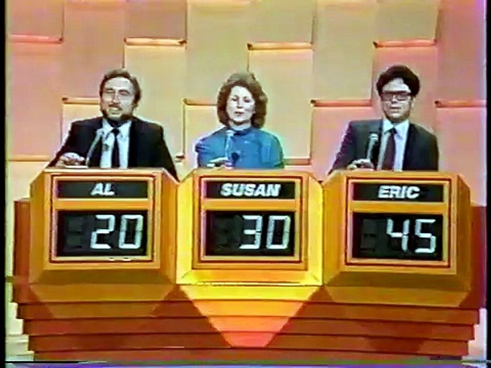 Sale Of The Century Al Susan Eric NBC Original Broadcast 8-16-85