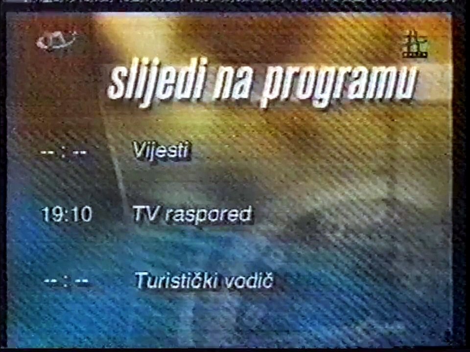 OTV 23.11.1998. - Slijedi na programu i vijesti