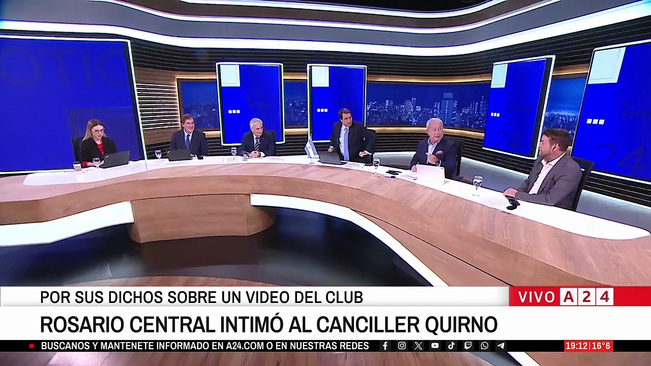 Conflicto entre Rosario Central y el canciller Pablo Quirno
