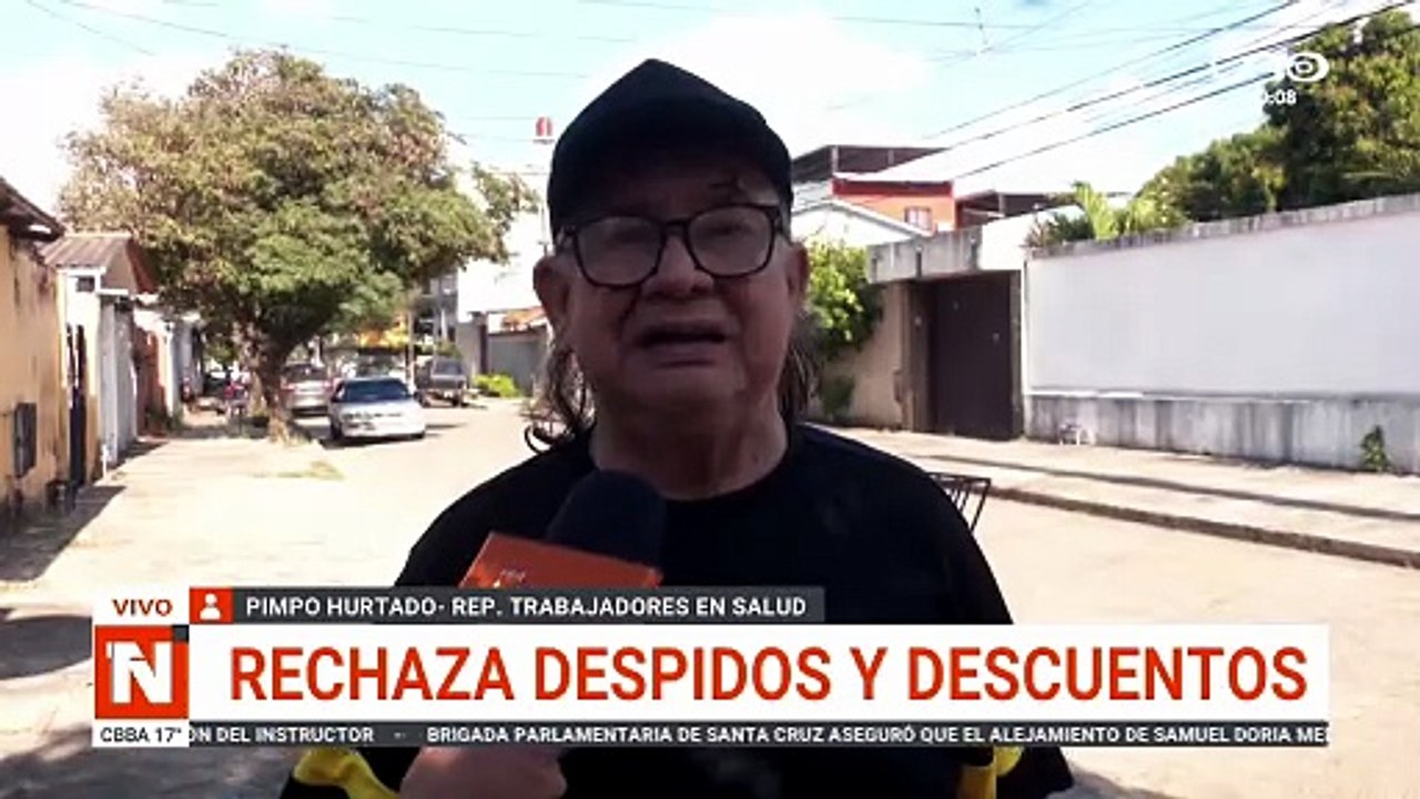TRABAJADORES DE SALUD RECHAZAN DESPIDOS Y DESCUENTOS