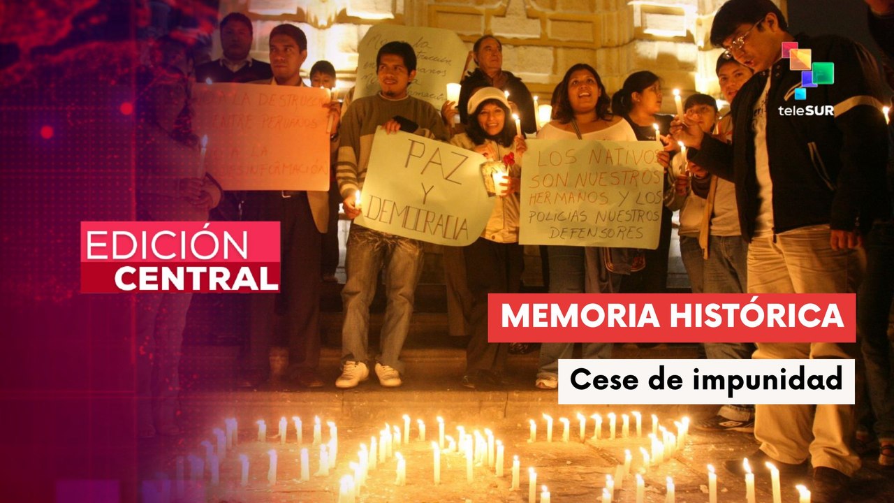 Colectivos honran caídos ante indiferencia estatal en Perú