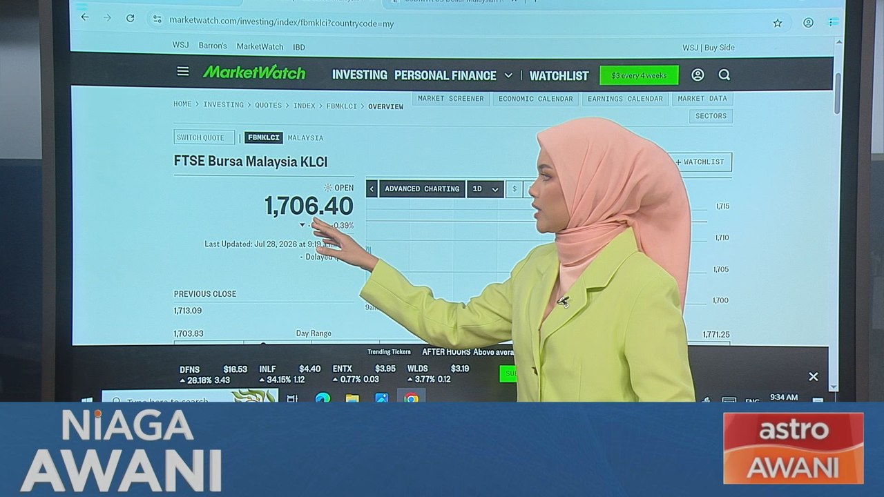 [Data & Statistik] Prestasi Bursa Malaysia setakat 28 Julai 2026