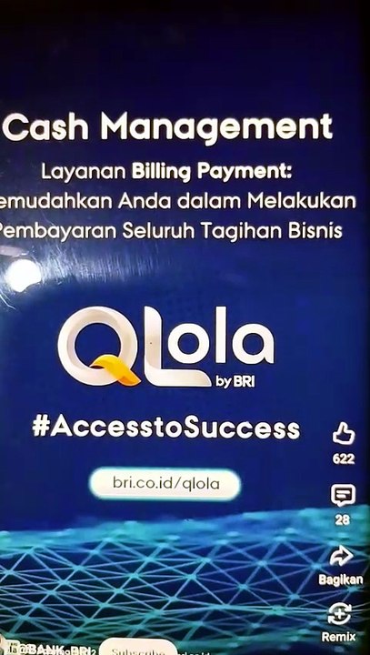 Layanan aktivasi qlola ib token qlola bri