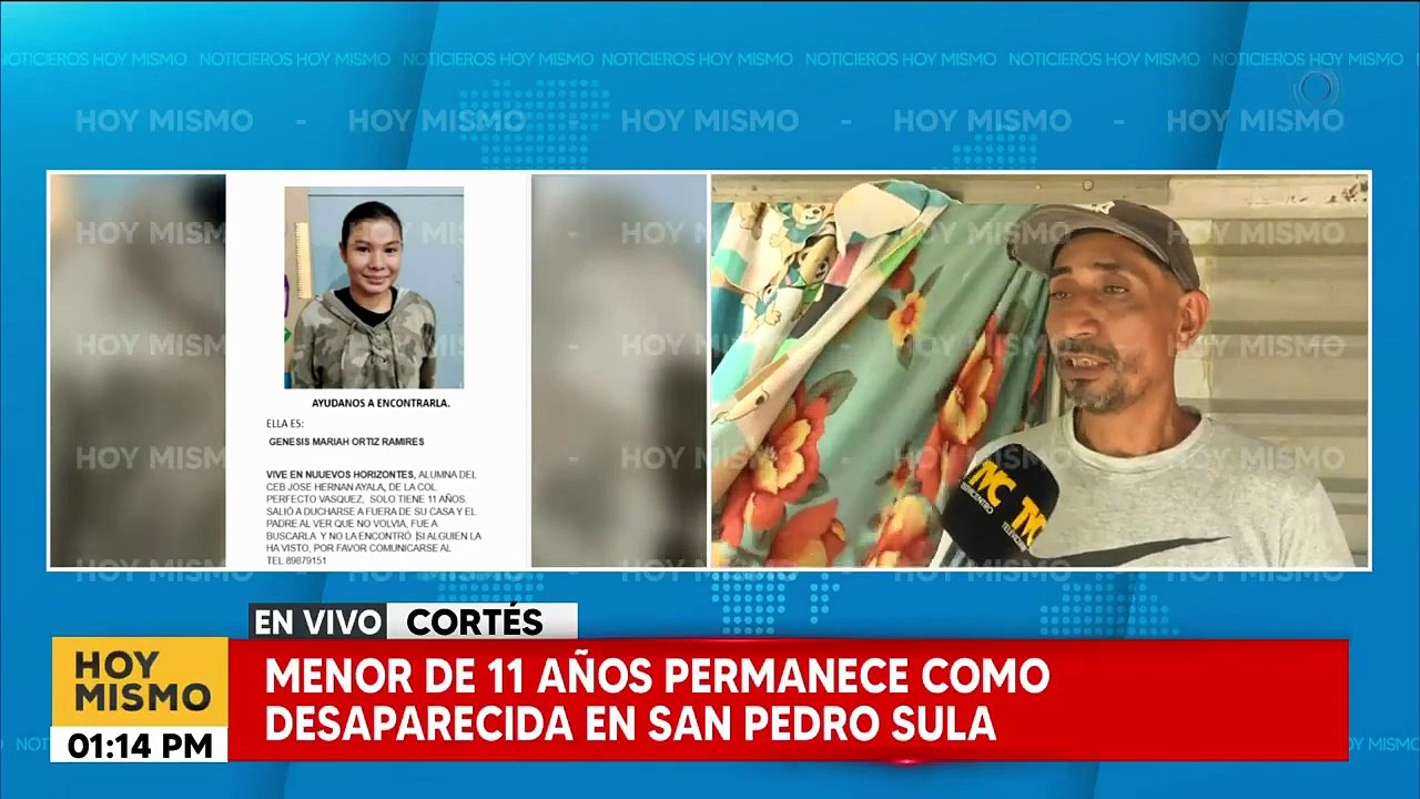 Padrastro de menor desaparecida suplica a quienes la tengan que se toquen el corazón y la entreguen
