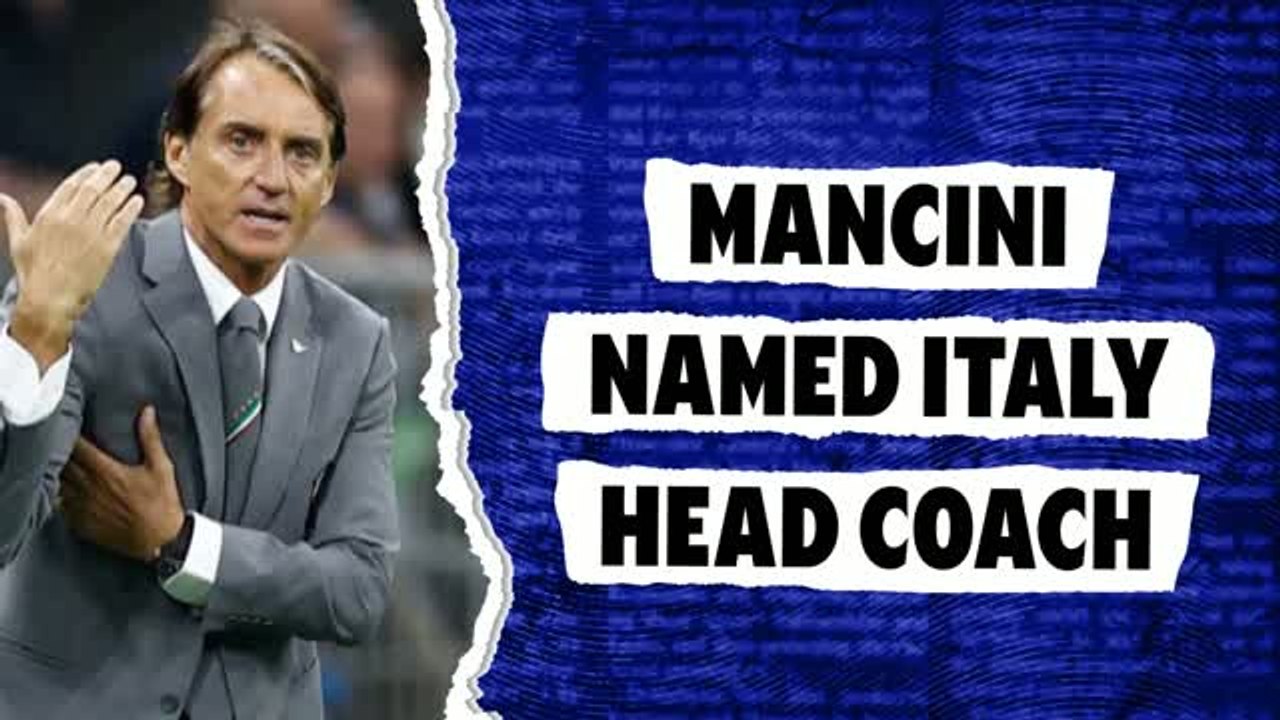 Roberto Mancini named Italy head coach