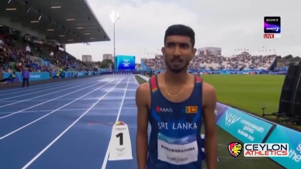 800m Heat 2 - Mens - Harsha Karunaratne placed 5th- Commonwealth Games 2026