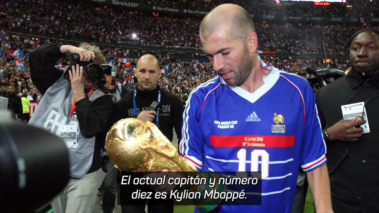 Zidane sobre si Mbappé seguirá siendo el capitán de Francia con él en el banquillo