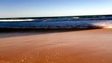 Ocean tides, Gold Coast beach