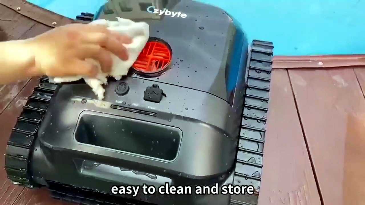 Cordless Robotic Pool Vacuum Cleaner with APP Support – Intelligent Pool Cleaning for Above Ground & In-Ground Pools