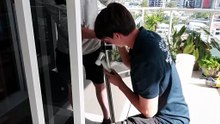 Fixing Sticking Balcony Doors! Replacing Worn Rollers & Tracks in Our Gold Coast High-Rise 🚪✨