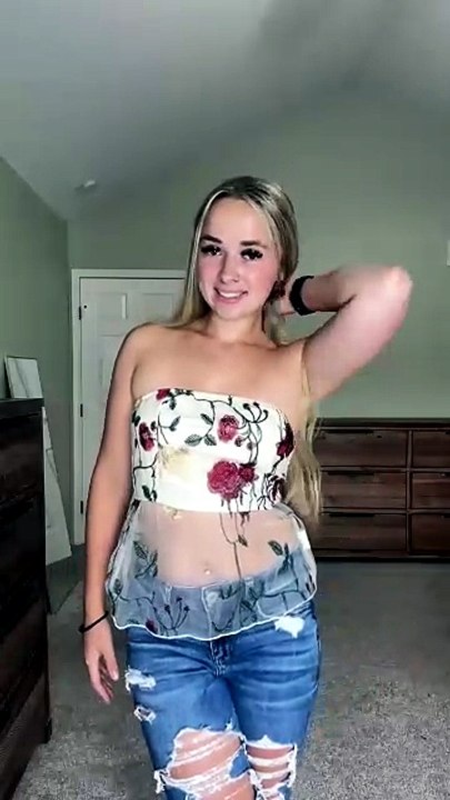Floral embroidered tube top