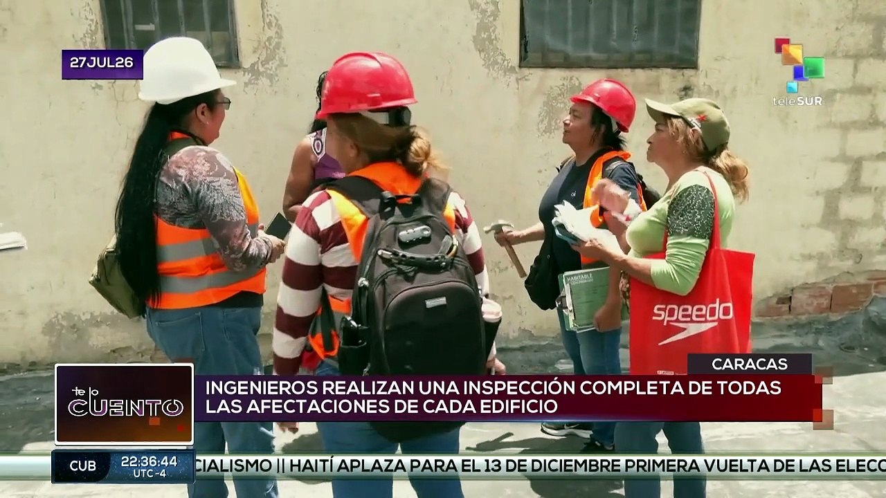 Voceras de la comunidad lideran censo posterremoto en Caracas
