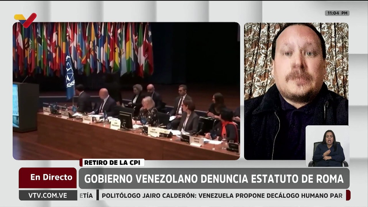 Internacionalista Mertz analiza las principales causas por las cuales un país decide retirarse de la CPI