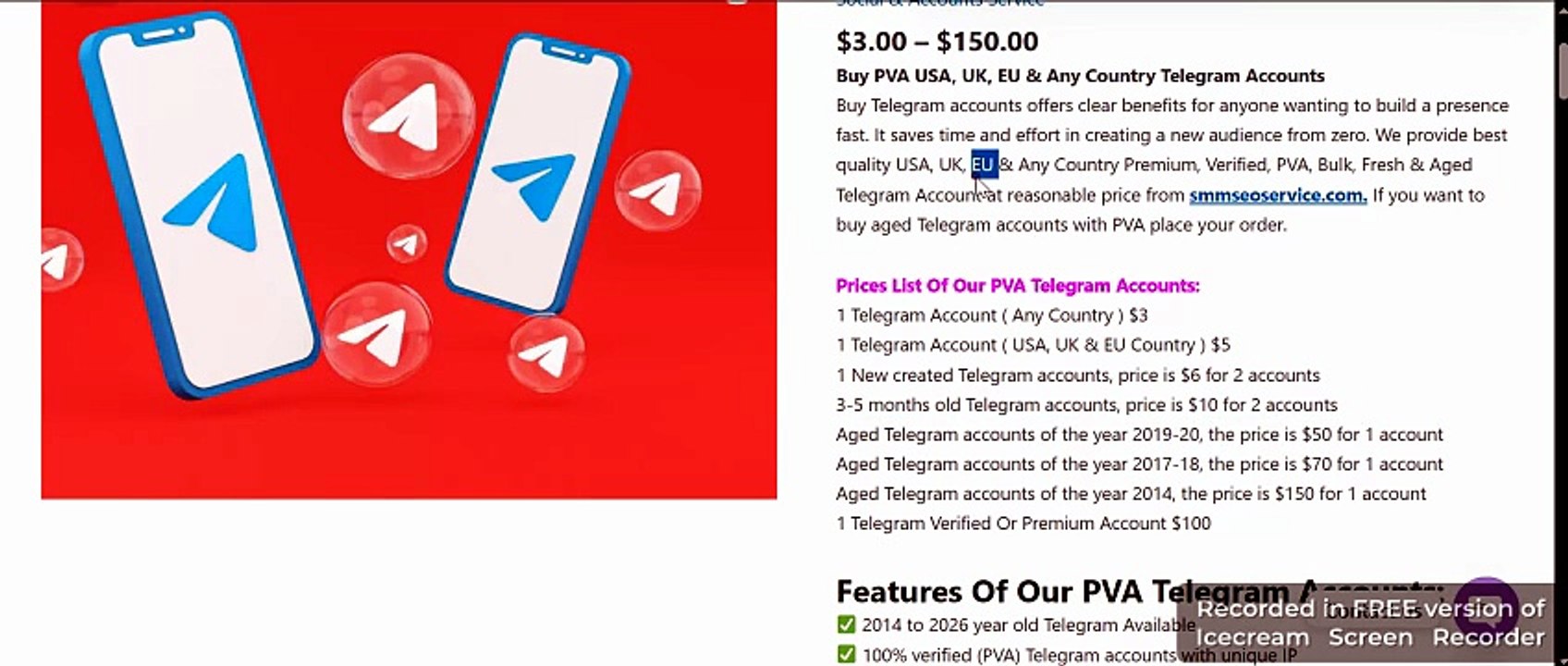 33 Best Sites for Buying Telegram Accounts