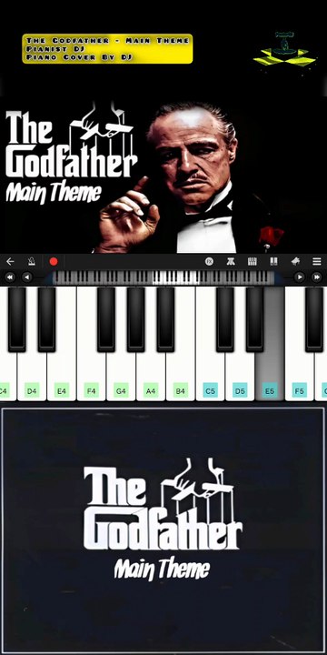 The Godfather - Main Theme | Piano Cover By DJ...