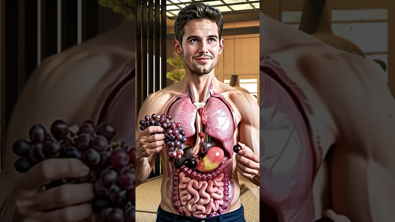 Inside the Human Body 🍇 What Happens When You Eat Grapes | Science in Motion 3D Animation #anatomy