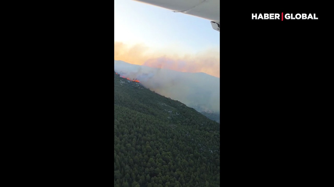 Antalya’nın Kaş ilçesinde orman yangını
