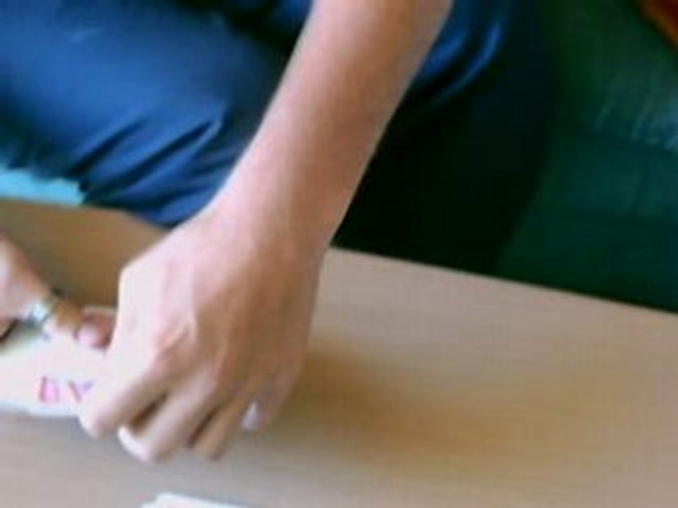 Magie des cartes, basique.