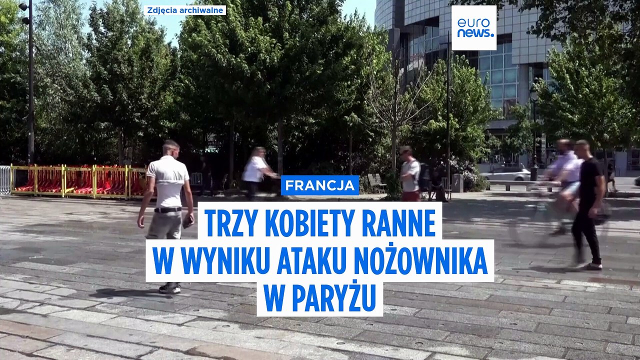 Trzy osoby zostały ranne w ataku nożownika w Paryżu. Sprawcę schwytano błyskawicznie